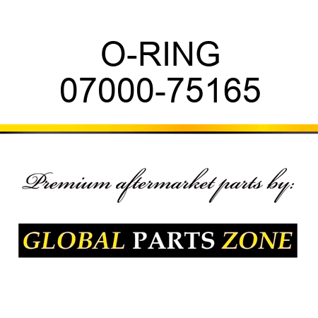 O-RING 07000-75165