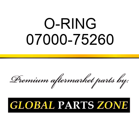 O-RING 07000-75260