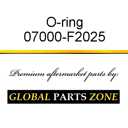O-ring 07000-F2025