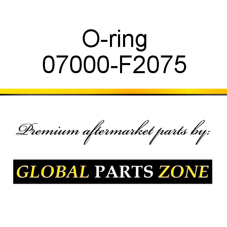 O-ring 07000-F2075