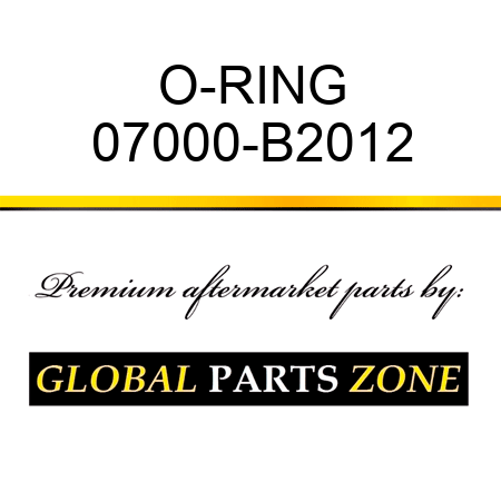 O-RING 07000-B2012