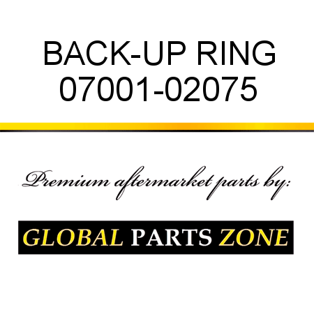 BACK-UP RING 07001-02075