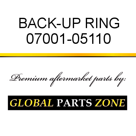 BACK-UP RING 07001-05110
