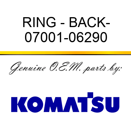 RING - BACK- 07001-06290
