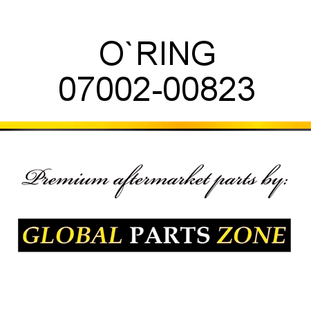 O`RING 07002-00823