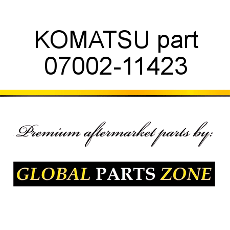 KOMATSU part 07002-11423