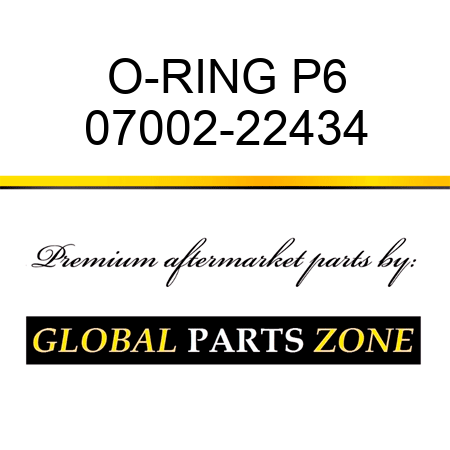 O-RING P6 07002-22434