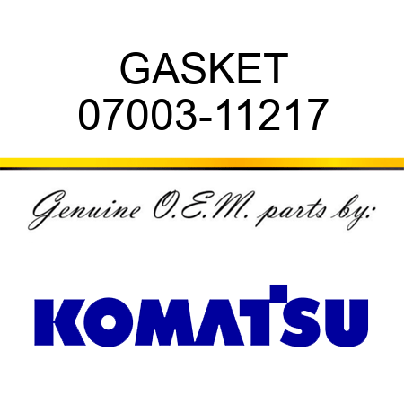 GASKET 07003-11217