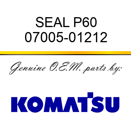 SEAL P60 07005-01212