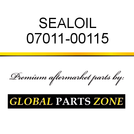 SEAL,OIL 07011-00115