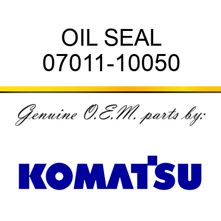OIL SEAL 07011-10050