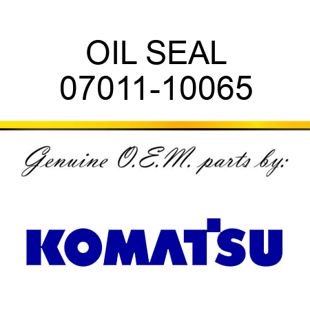 OIL SEAL 07011-10065