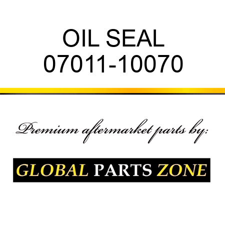 OIL SEAL 07011-10070