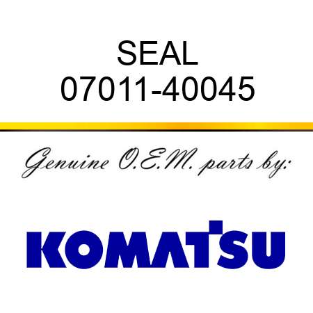 SEAL 07011-40045