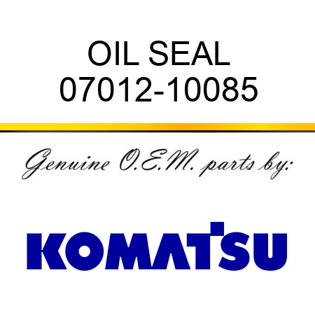 OIL SEAL 07012-10085