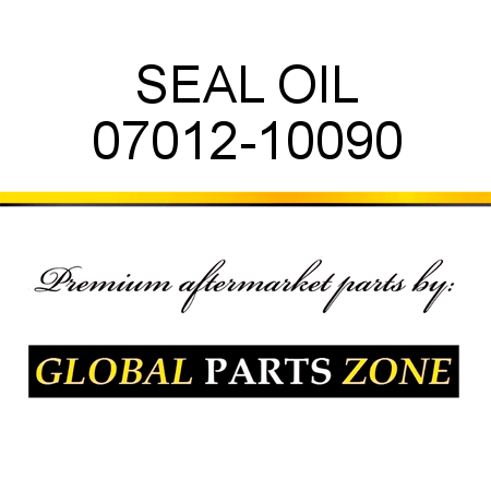 SEAL, OIL 07012-10090