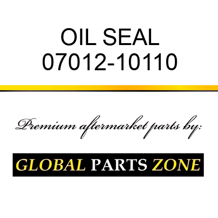 OIL SEAL 07012-10110