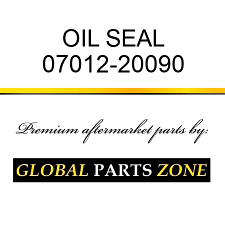 OIL SEAL 07012-20090