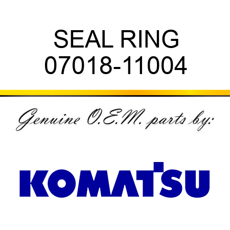 SEAL RING 07018-11004