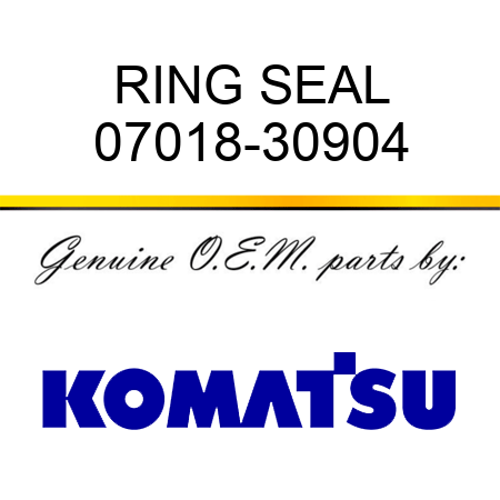 RING, SEAL 07018-30904