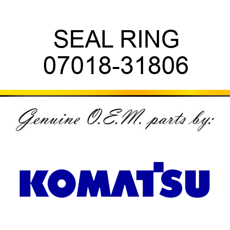 SEAL RING 07018-31806
