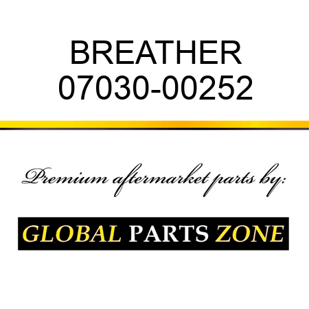 BREATHER 07030-00252