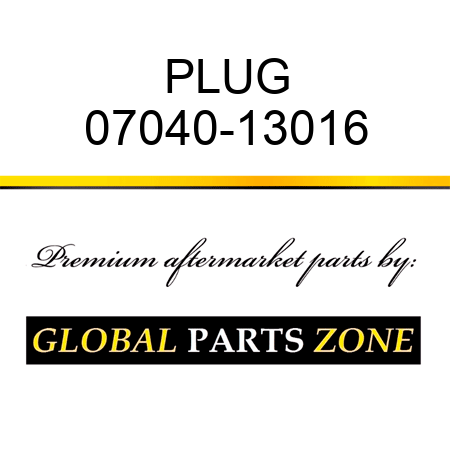 PLUG 07040-13016