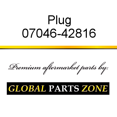 Plug 07046-42816