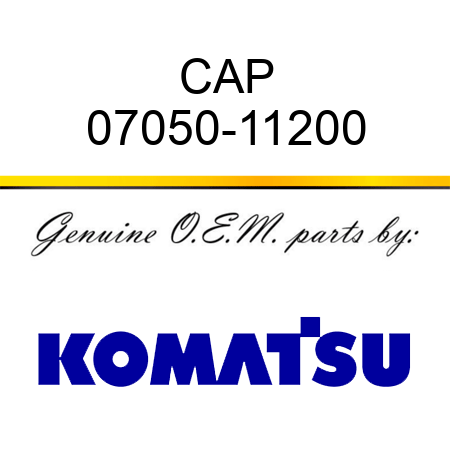 CAP 07050-11200