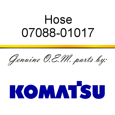 Hose 07088-01017