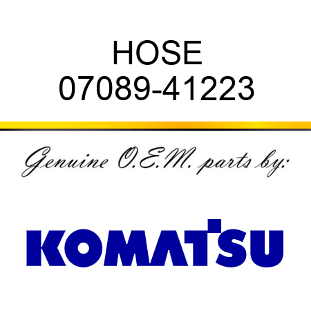 HOSE 07089-41223