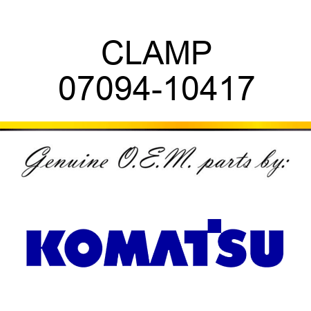 CLAMP 07094-10417