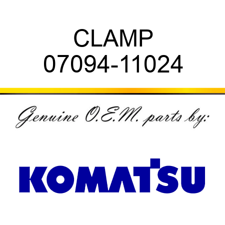 CLAMP 07094-11024