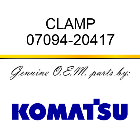 CLAMP 07094-20417