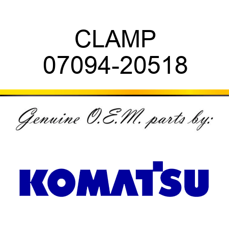 CLAMP 07094-20518