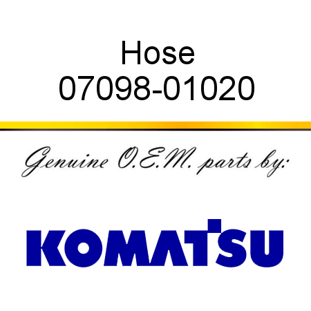 Hose 07098-01020