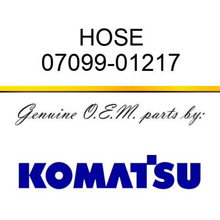 HOSE 07099-01217