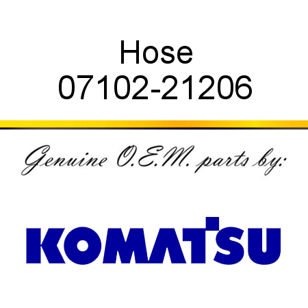 Hose 07102-21206