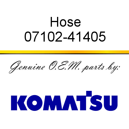 Hose 07102-41405
