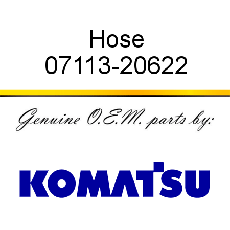 Hose 07113-20622