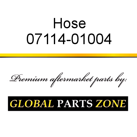 Hose 07114-01004