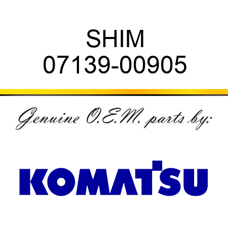 SHIM 07139-00905