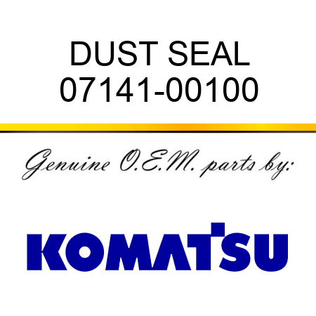 DUST SEAL 07141-00100