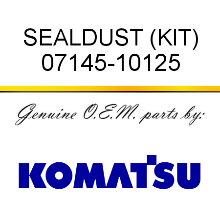 SEAL,DUST (KIT) 07145-10125