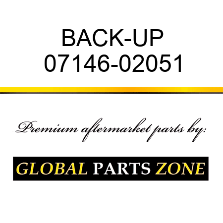 BACK-UP 07146-02051