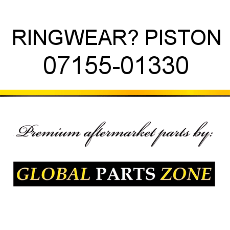 RING,WEAR? PISTON 07155-01330