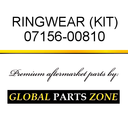 RING,WEAR (KIT) 07156-00810