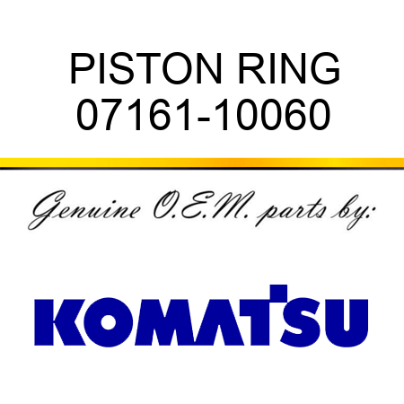 PISTON RING 07161-10060