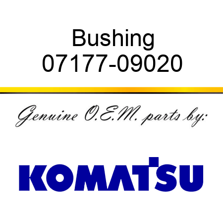 Bushing 07177-09020