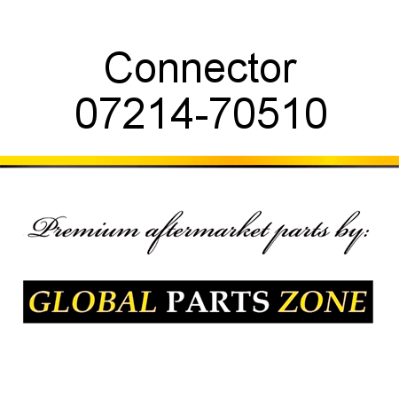 Connector 07214-70510